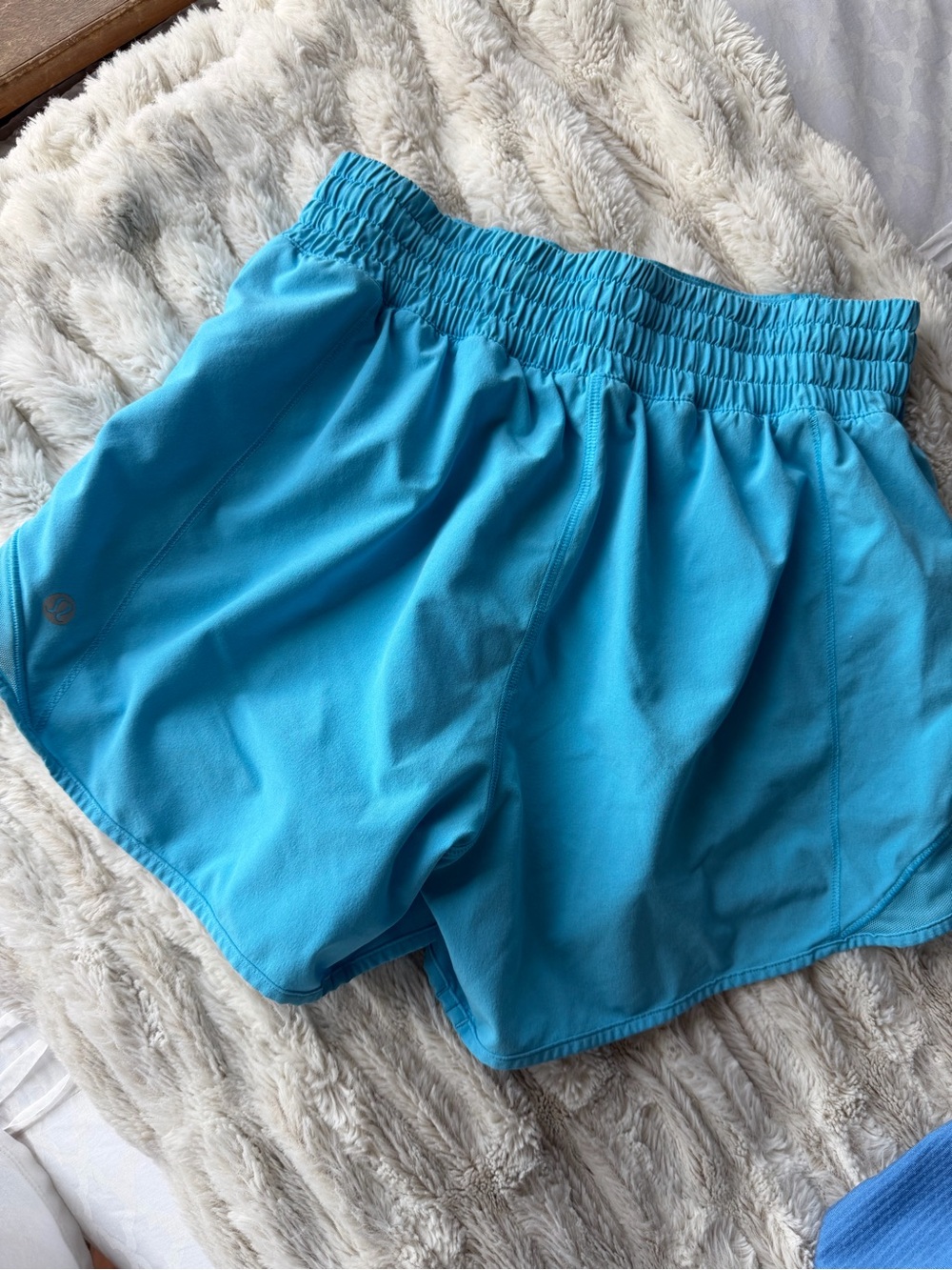 Kayak Blue Light Hotty Hot High Rise Shorts